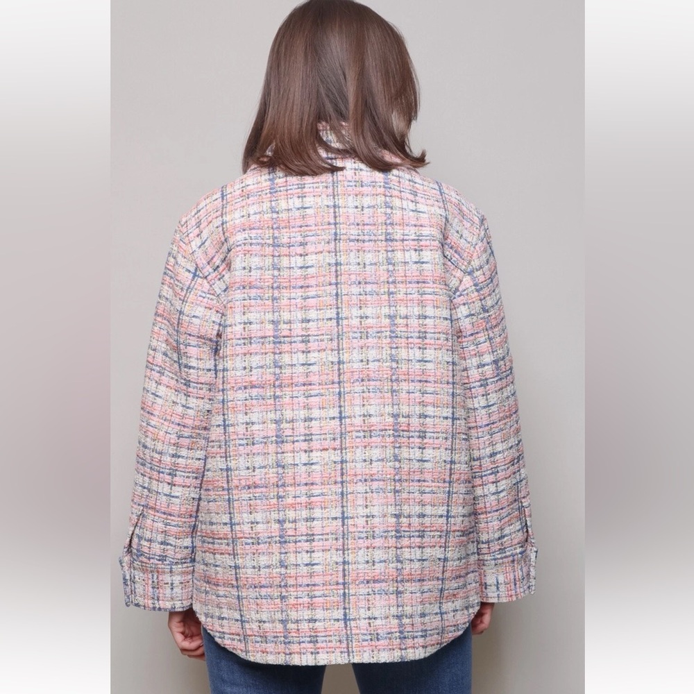 NWOT Rodebjer Angelica Country Weave Jacket Multi Color Women’s Large - Picture 4 of 16